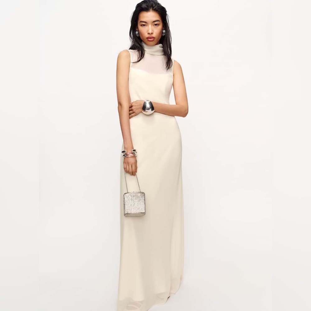 Reformation Greta Dress Alabaster - Picture 1 of 11